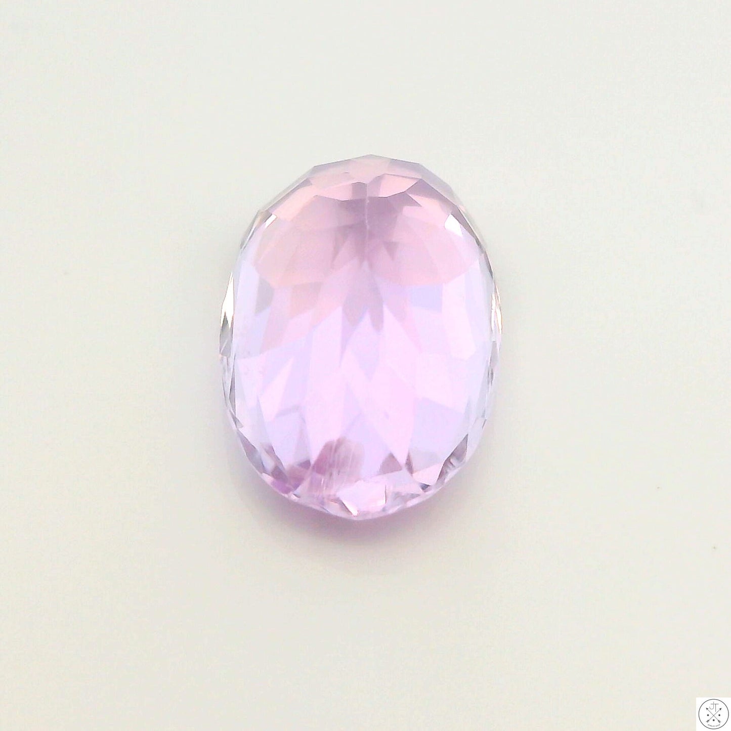 4.61 Carat Natural Kunzite 13 x 8 mm Oval Faceted Gemstone Loose
