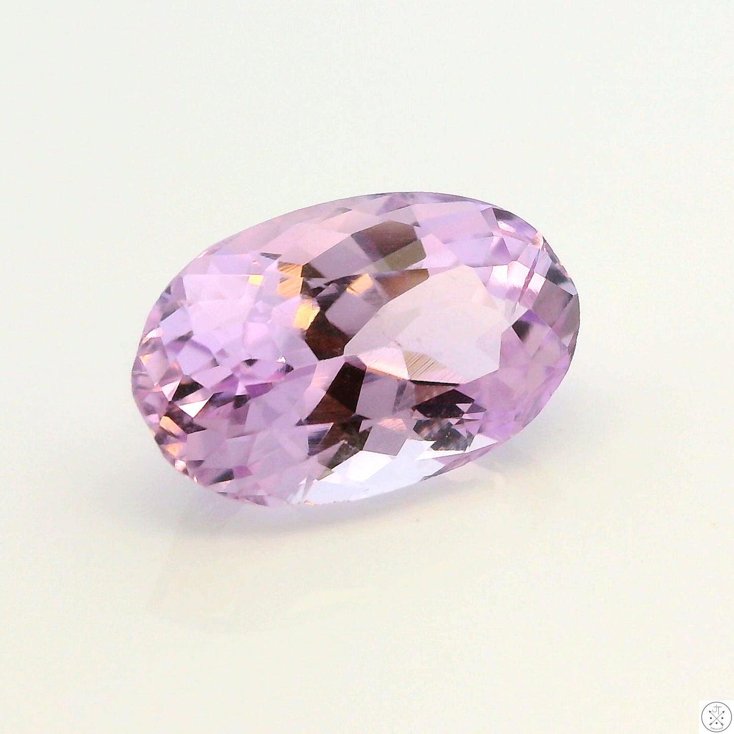 4.61 Carat Natural Kunzite 13 x 8 mm Oval Faceted Gemstone Loose