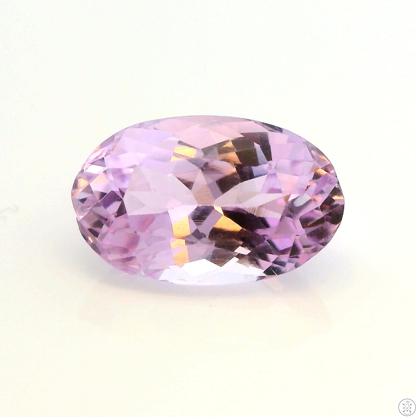 4.61 Carat Natural Kunzite 13 x 8 mm Oval Faceted Gemstone Loose Pink