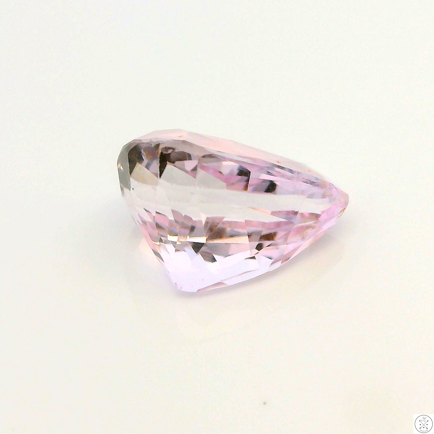 5.33 Carat Natural Kunzite 13 x 8.4 mm Pear Faceted Gemstone Loose