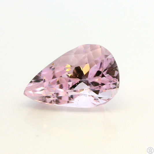 5.33 Carat Natural Kunzite 13 x 8.4 mm Pear Faceted Gemstone Loose