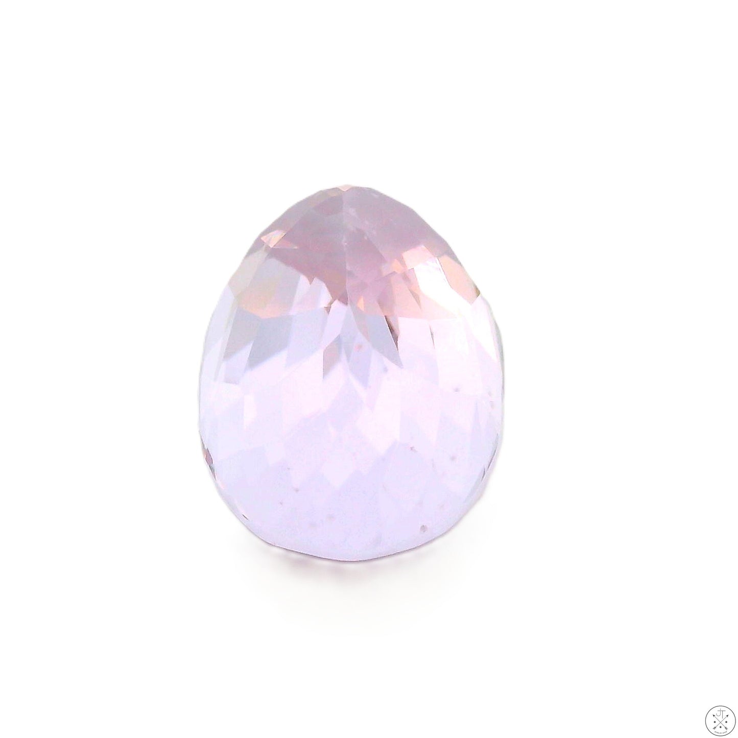 8.59 Carat Natural Kunzite 14 x 10 mm Oval Faceted Gemstone Loose