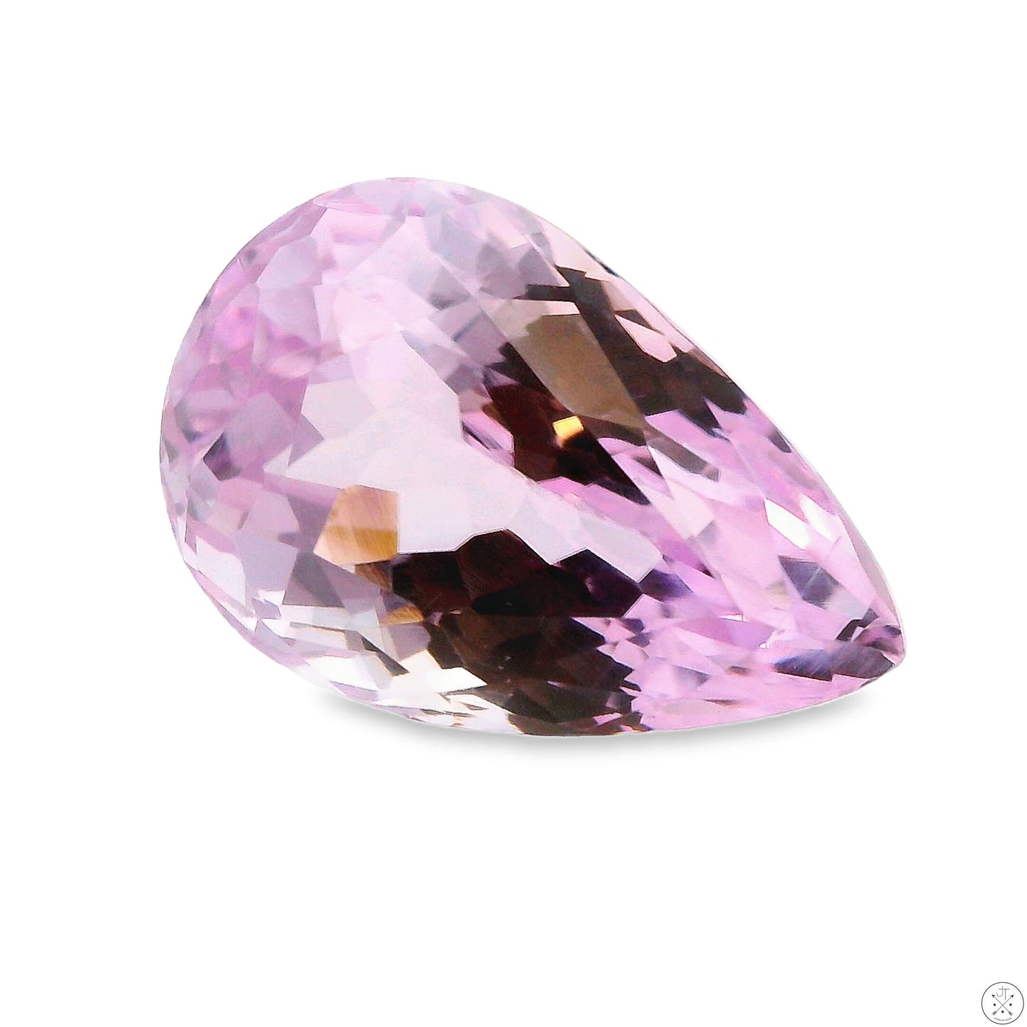 10.20 Carat Natural Kunzite 16.5 x 10.9 mm Pear Faceted Gemstone Loose