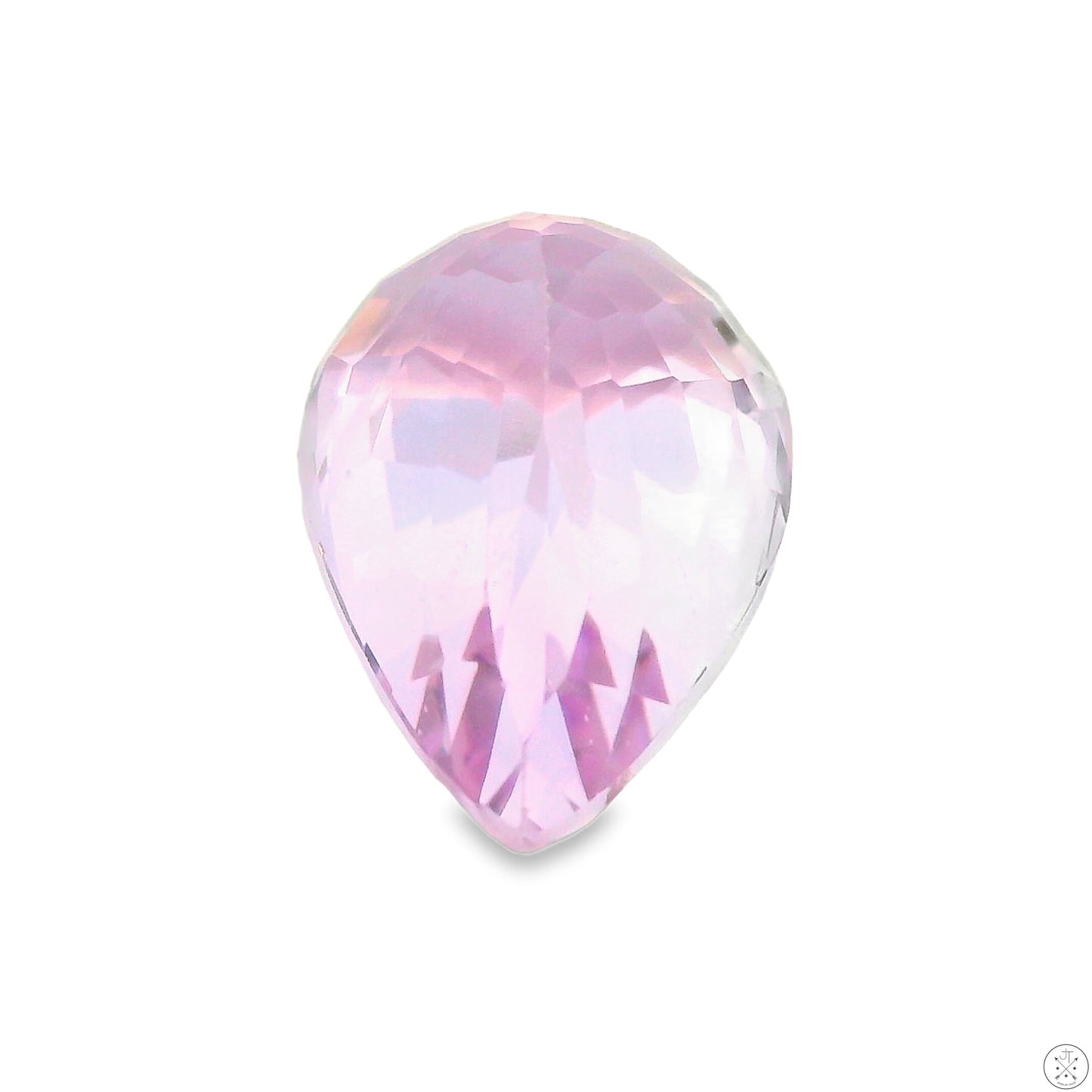 10.20 Carat Natural Kunzite 16.5 x 10.9 mm Pear Faceted Gemstone Loose