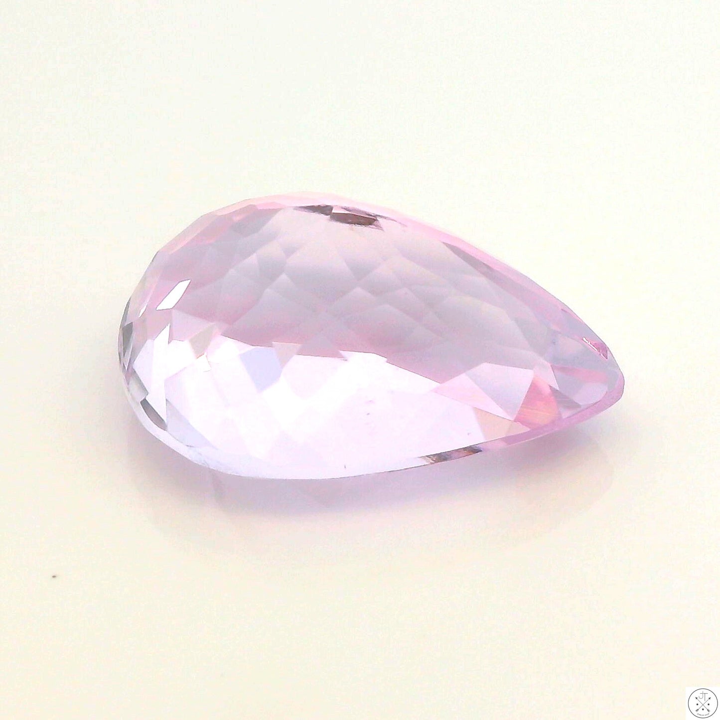 10.20 Carat Natural Kunzite 16.5 x 10.9 mm Pear Faceted Gemstone Loose