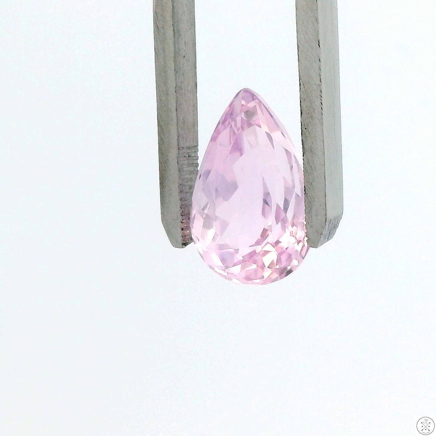 10.20 Carat Natural Kunzite 16.5 x 10.9 mm Pear Faceted Gemstone Loose