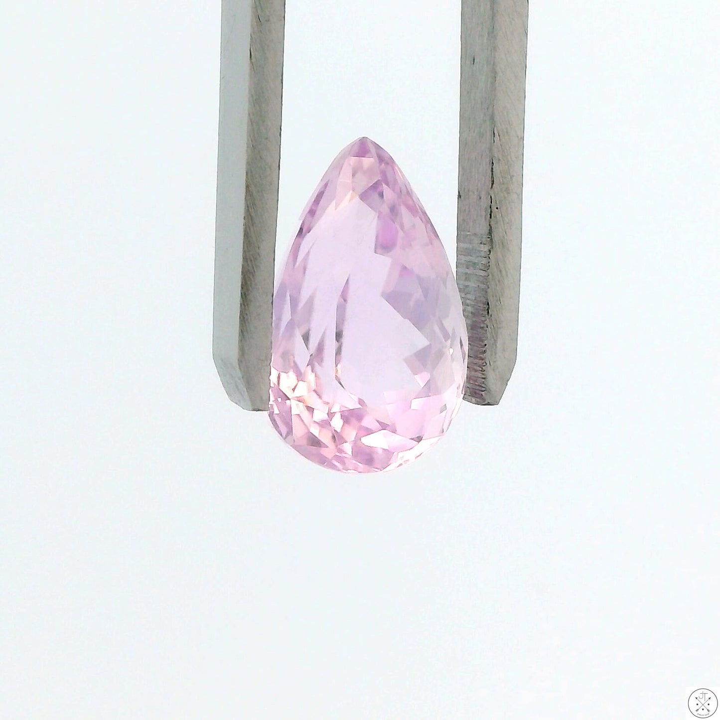10.20 Carat Natural Kunzite 16.5 x 10.9 mm Pear Faceted Gemstone Loose