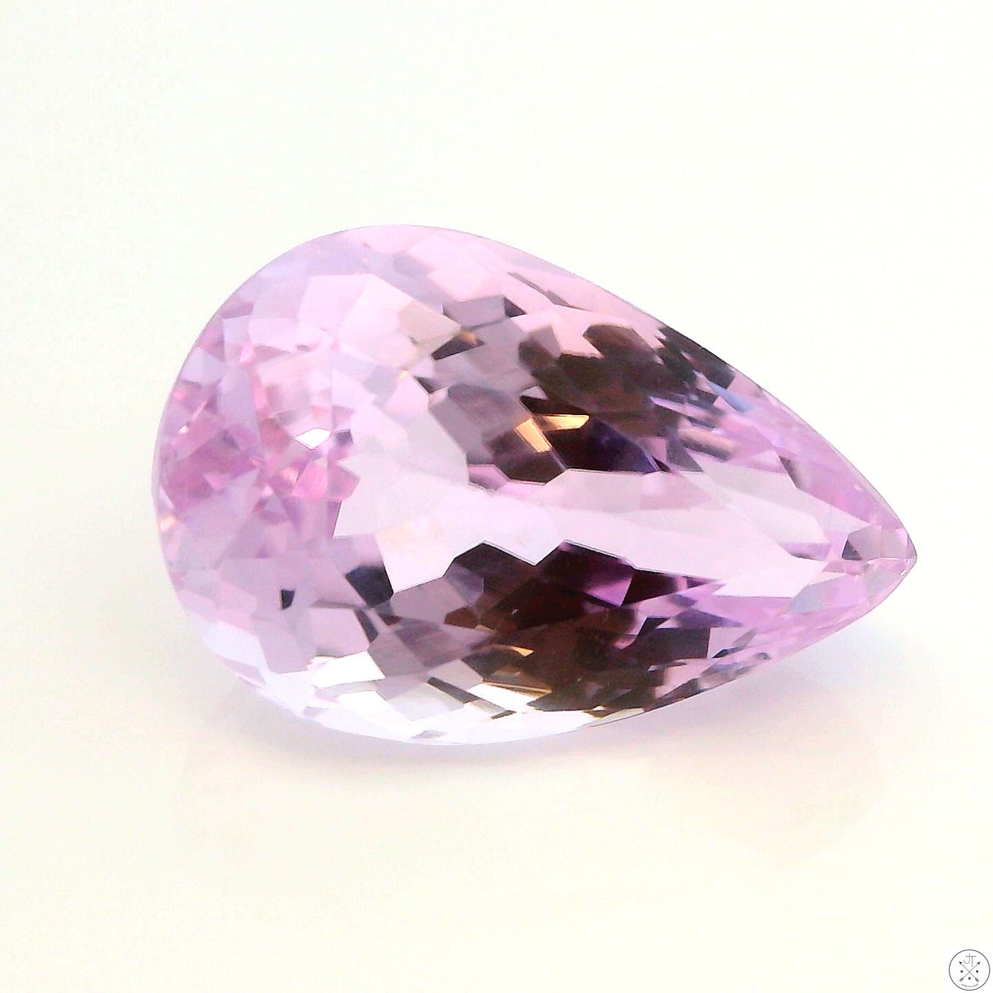 10.20 Carat Natural Kunzite 16.5 x 10.9 mm Pear Faceted Gemstone Loose
