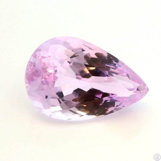10.20 Carat Natural Kunzite 16.5 x 10.9 mm Pear Faceted Gemstone Loose