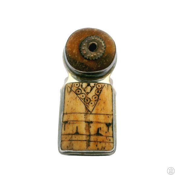 Vintage Sterling Silver Ring with Amber Size 9.5 Abstract Huge Copper Unique Statement