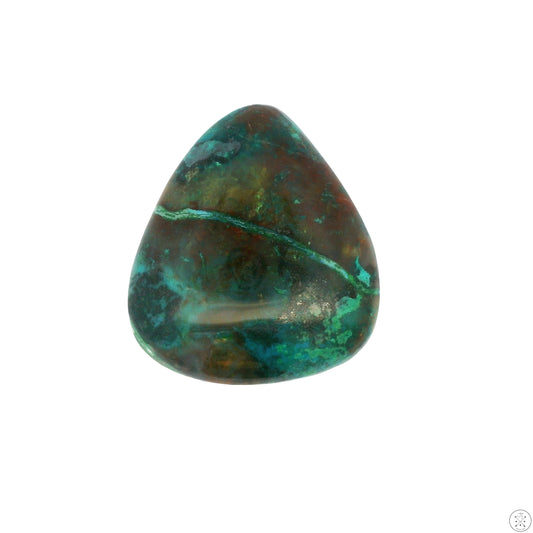 35 Carat Natural Chrysocolla Cabochon 29 x 26 mm Gemstone Loose Malachite