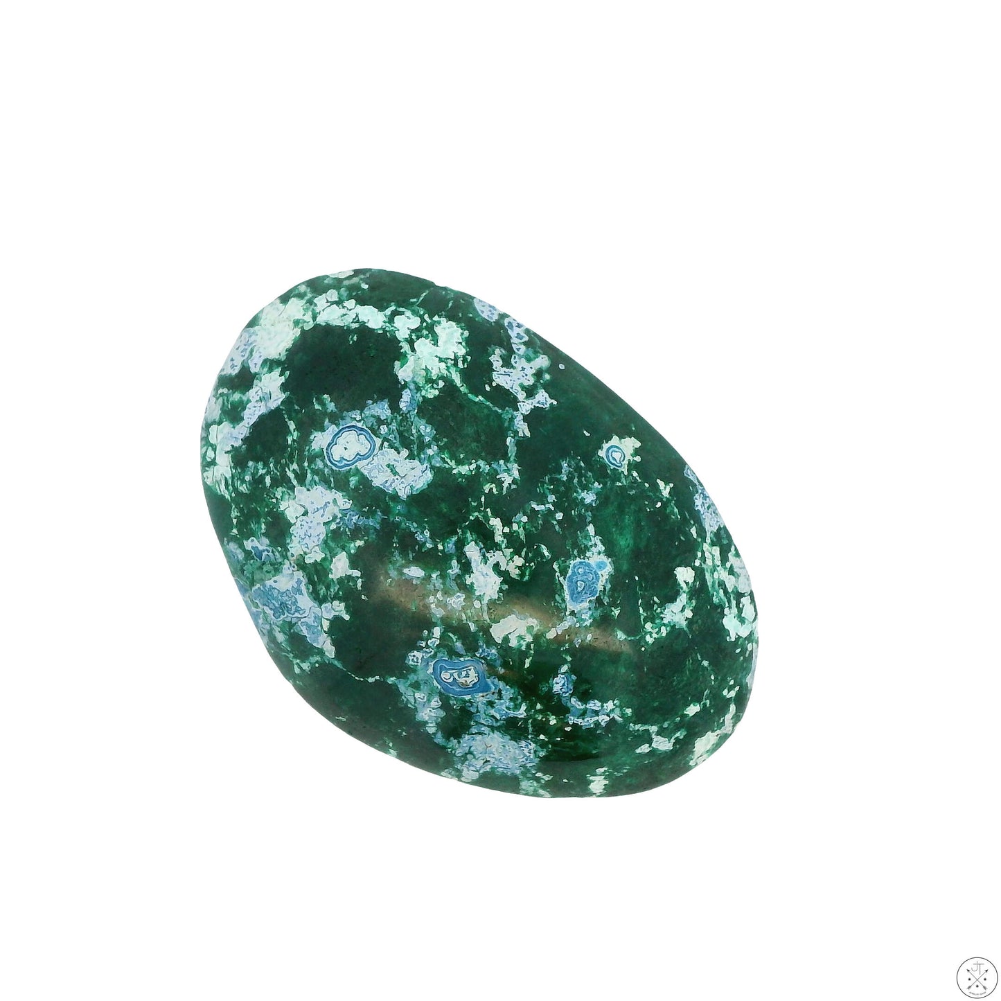 54 Carat Natural Shattuckite in Dioptase Cabochon 35 x 24 mm Gemstone Loose Rare