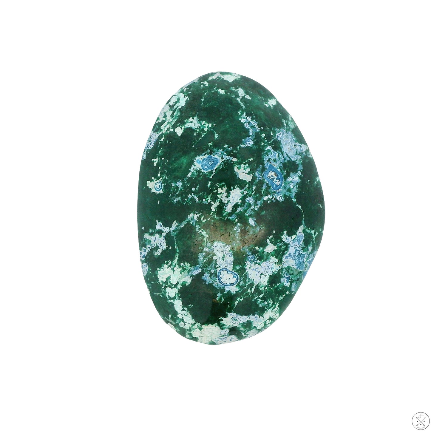 54 Carat Natural Shattuckite in Dioptase Cabochon 35 x 24 mm Gemstone Loose Rare