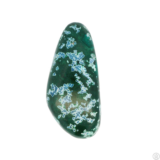 62 Carat Natural Shattuckite in Dioptase Cabochon 40 x 18.6 mm Gemstone Loose Rare