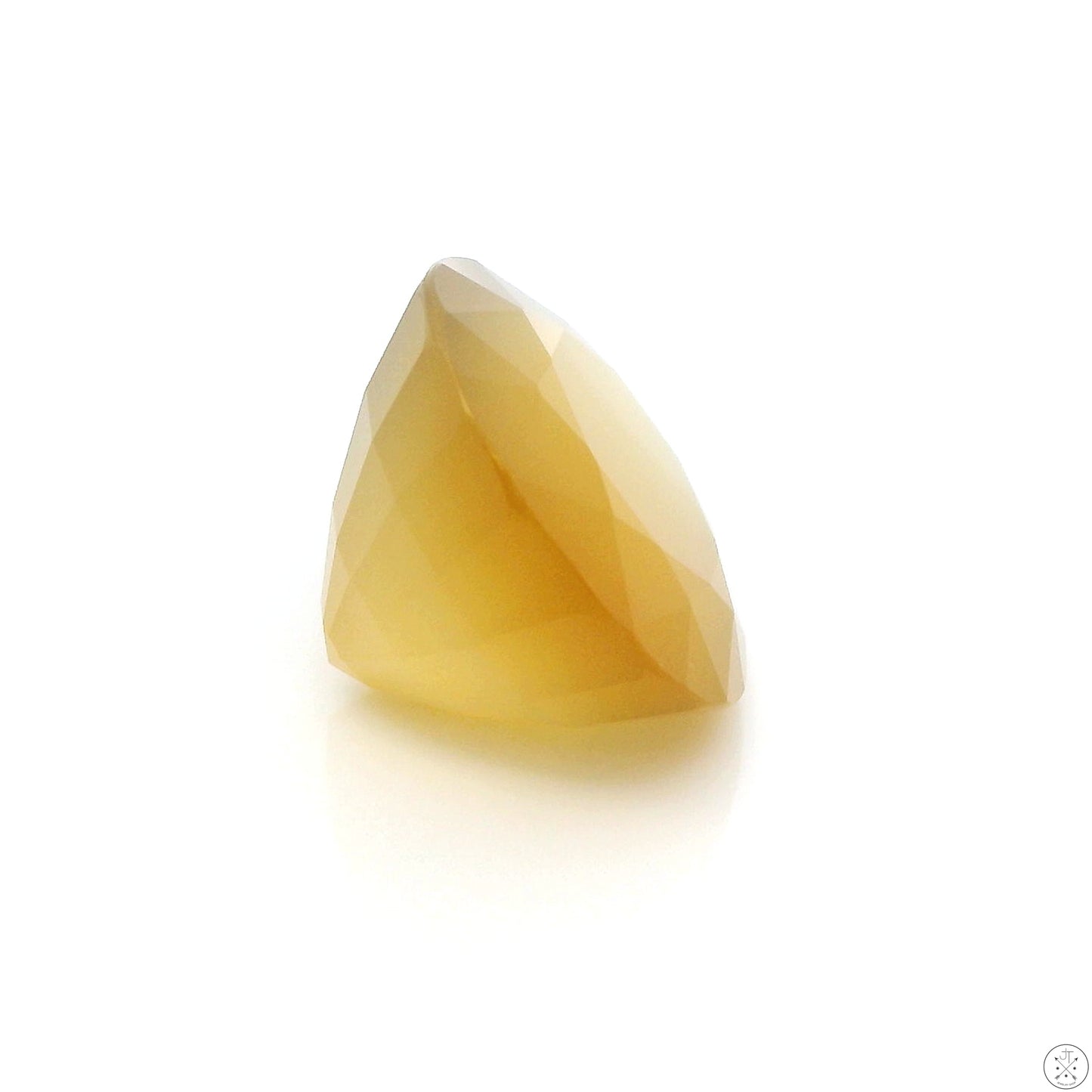 7.00 Carat Natural Honey Agate 12 mm Round Faceted Gemstone Loose