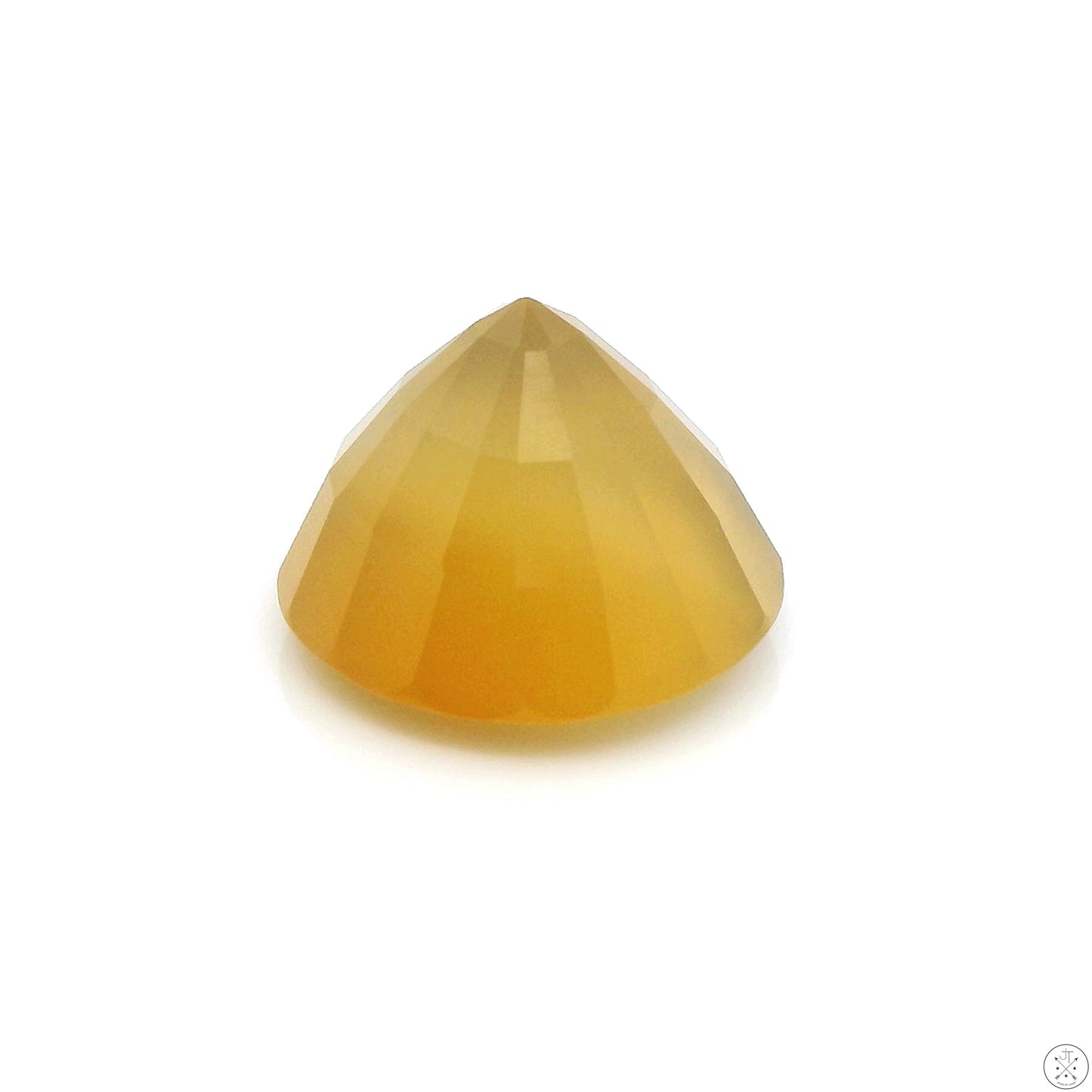 7.00 Carat Natural Honey Agate 12 mm Round Faceted Gemstone Loose