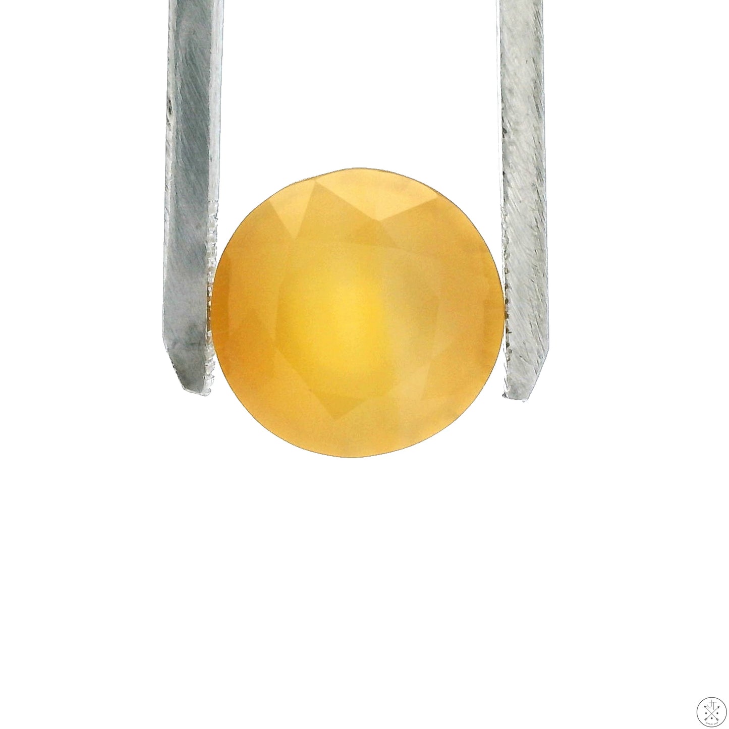 7.00 Carat Natural Honey Agate 12 mm Round Faceted Gemstone Loose