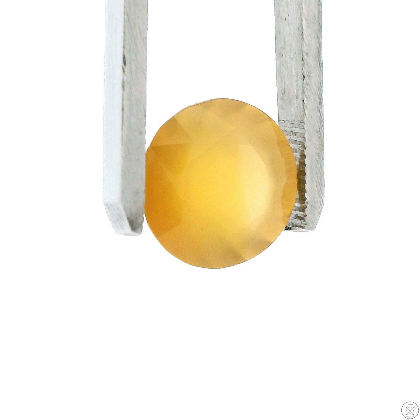 7.00 Carat Natural Honey Agate 12 mm Round Faceted Gemstone Loose