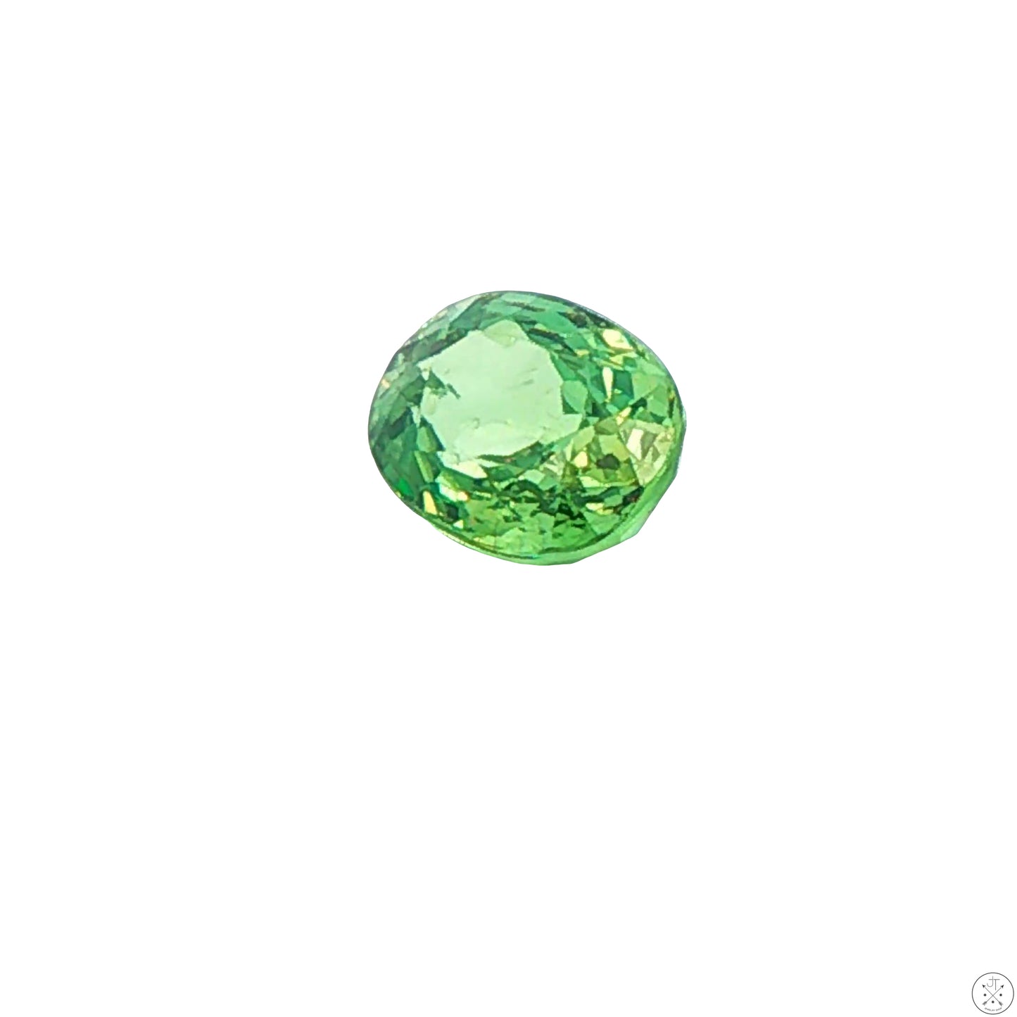 2.13 Carat Natural Demantoid Garnet 8 x 6 mm Oval Faceted Loose Gemstone