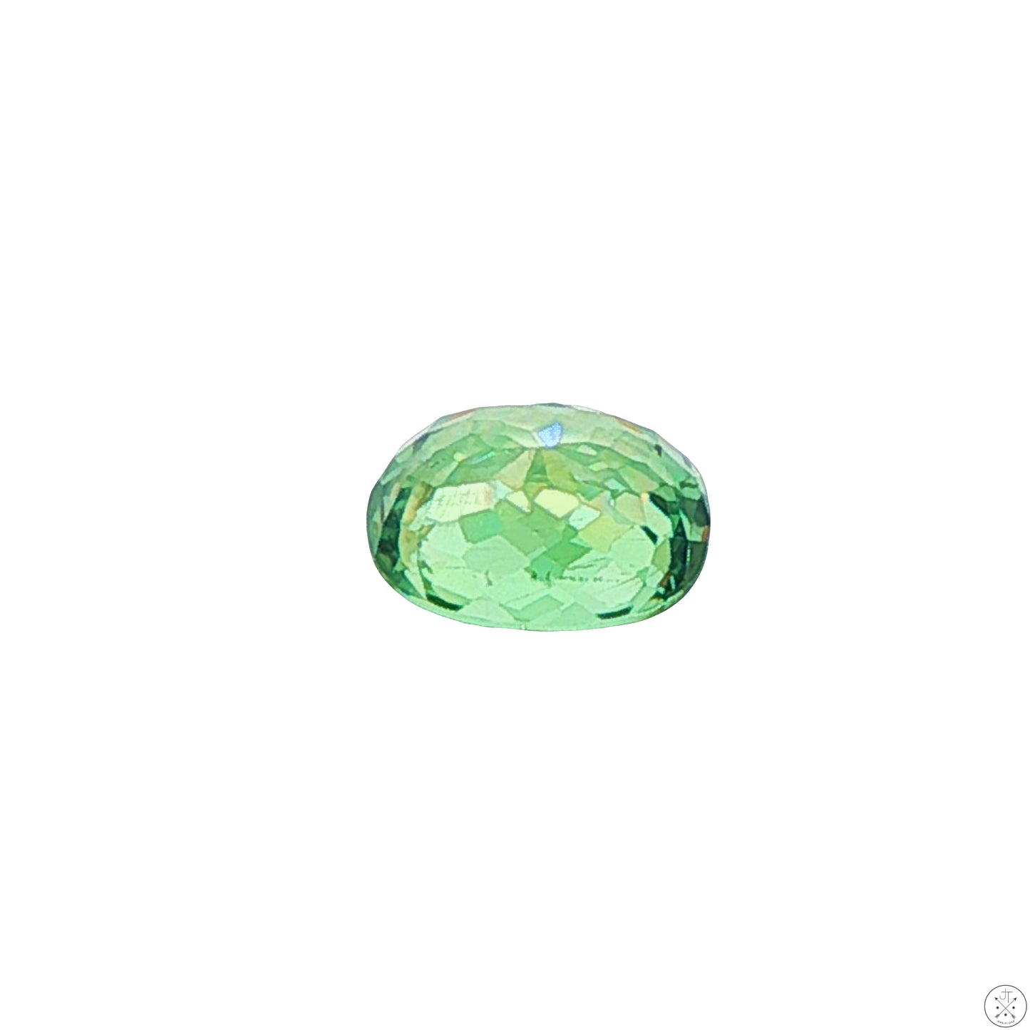 2.13 Carat Natural Demantoid Garnet 8 x 6 mm Oval Faceted Loose Gemstone