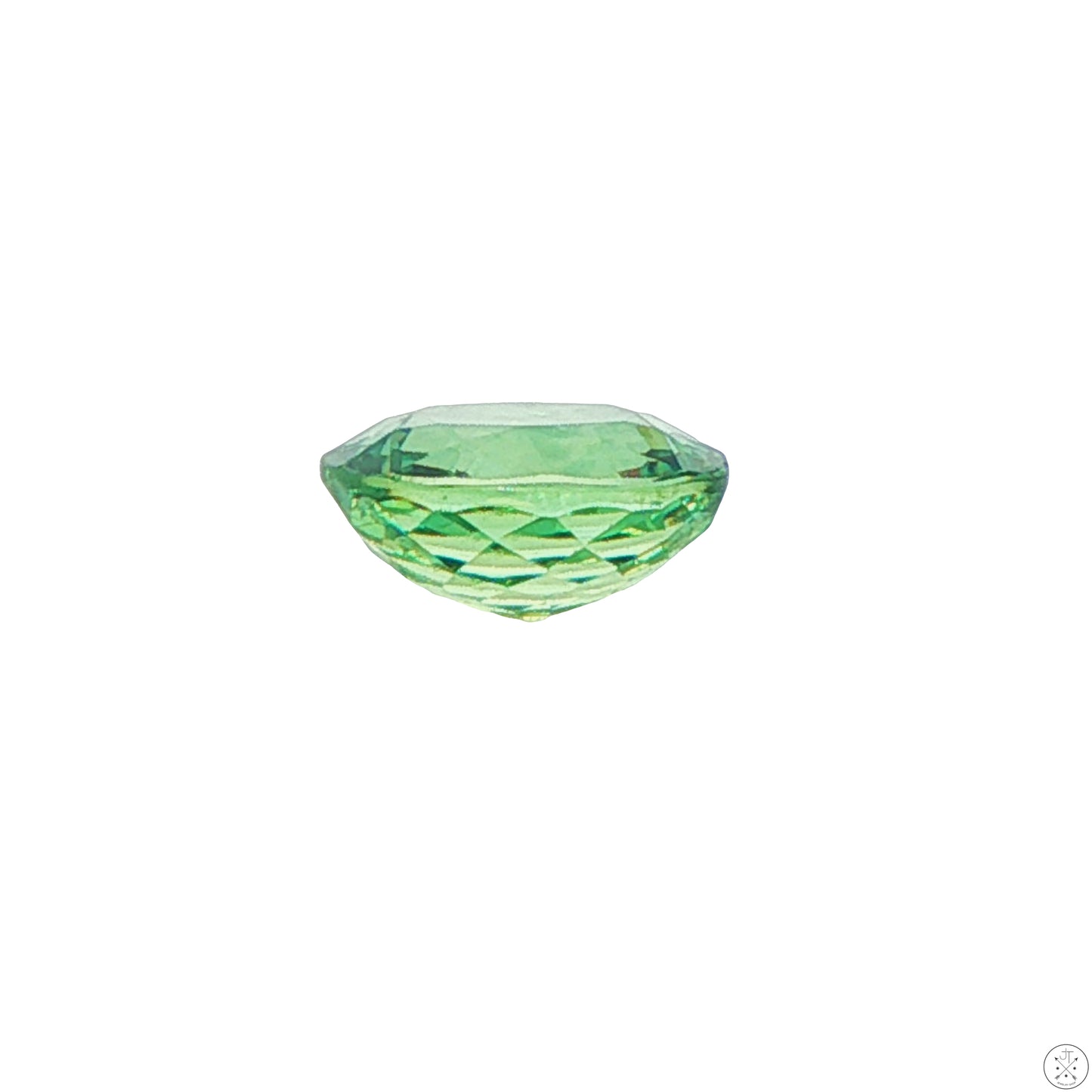 2.13 Carat Natural Demantoid Garnet 8 x 6 mm Oval Faceted Loose Gemstone