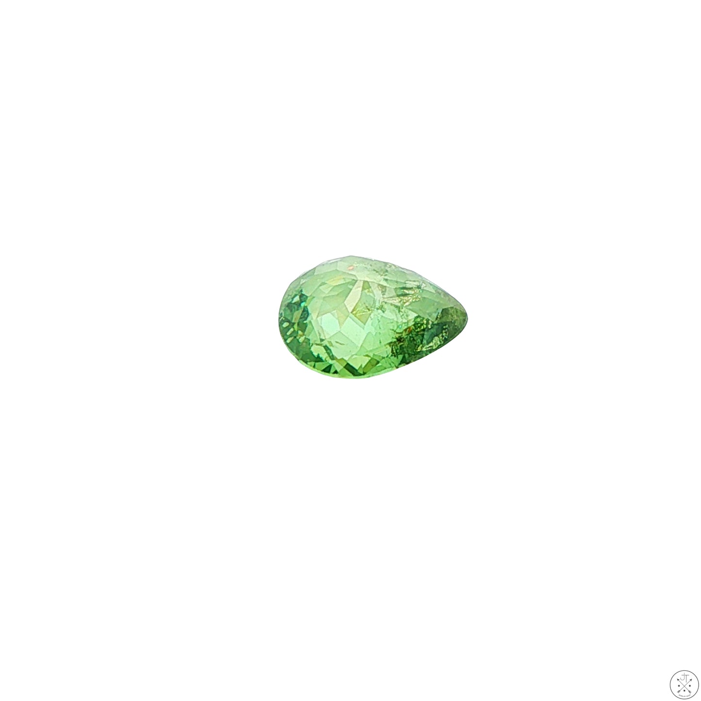 2.04 Carat Natural Demantoid Garnet 10 x 8 mm Pear Faceted Loose Gemstone