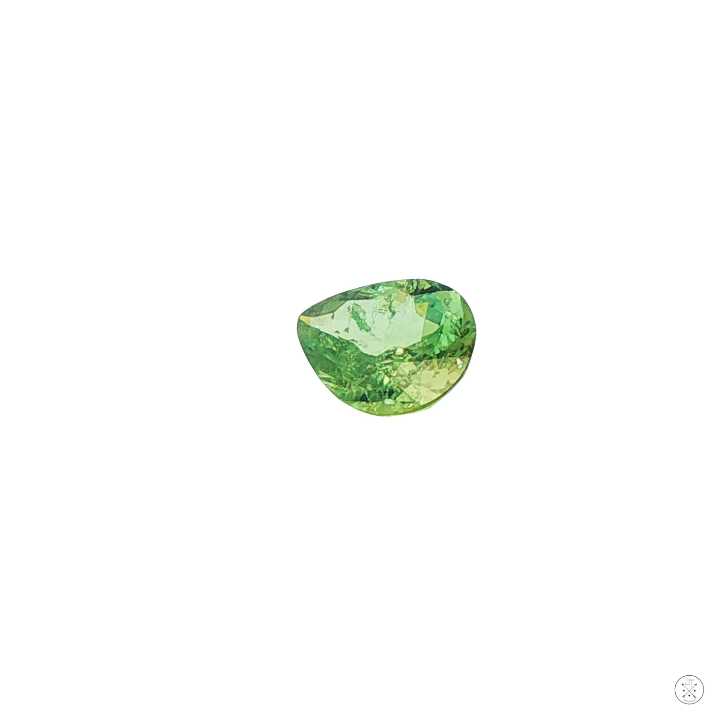 2.04 Carat Natural Demantoid Garnet 10 x 8 mm Pear Faceted Loose Gemstone