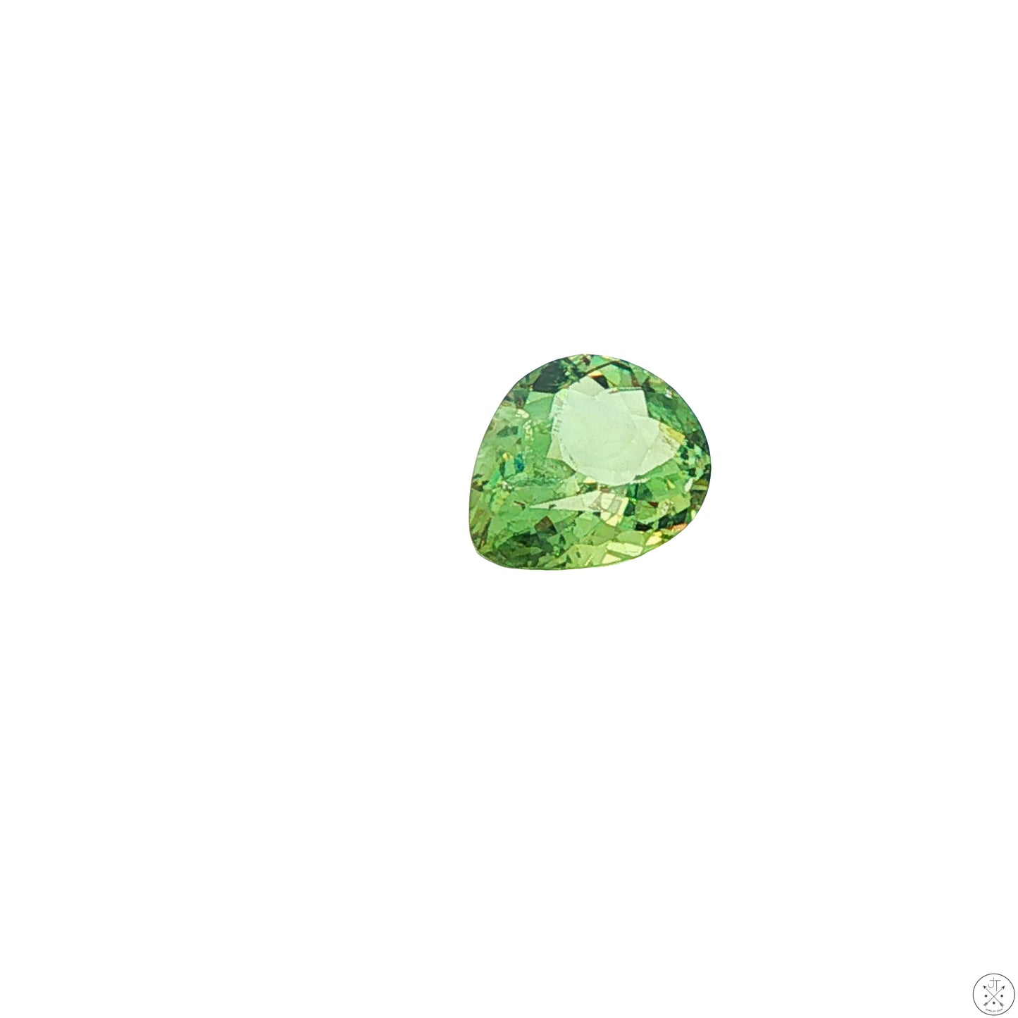 2.04 Carat Natural Demantoid Garnet 10 x 8 mm Pear Faceted Loose Gemstone