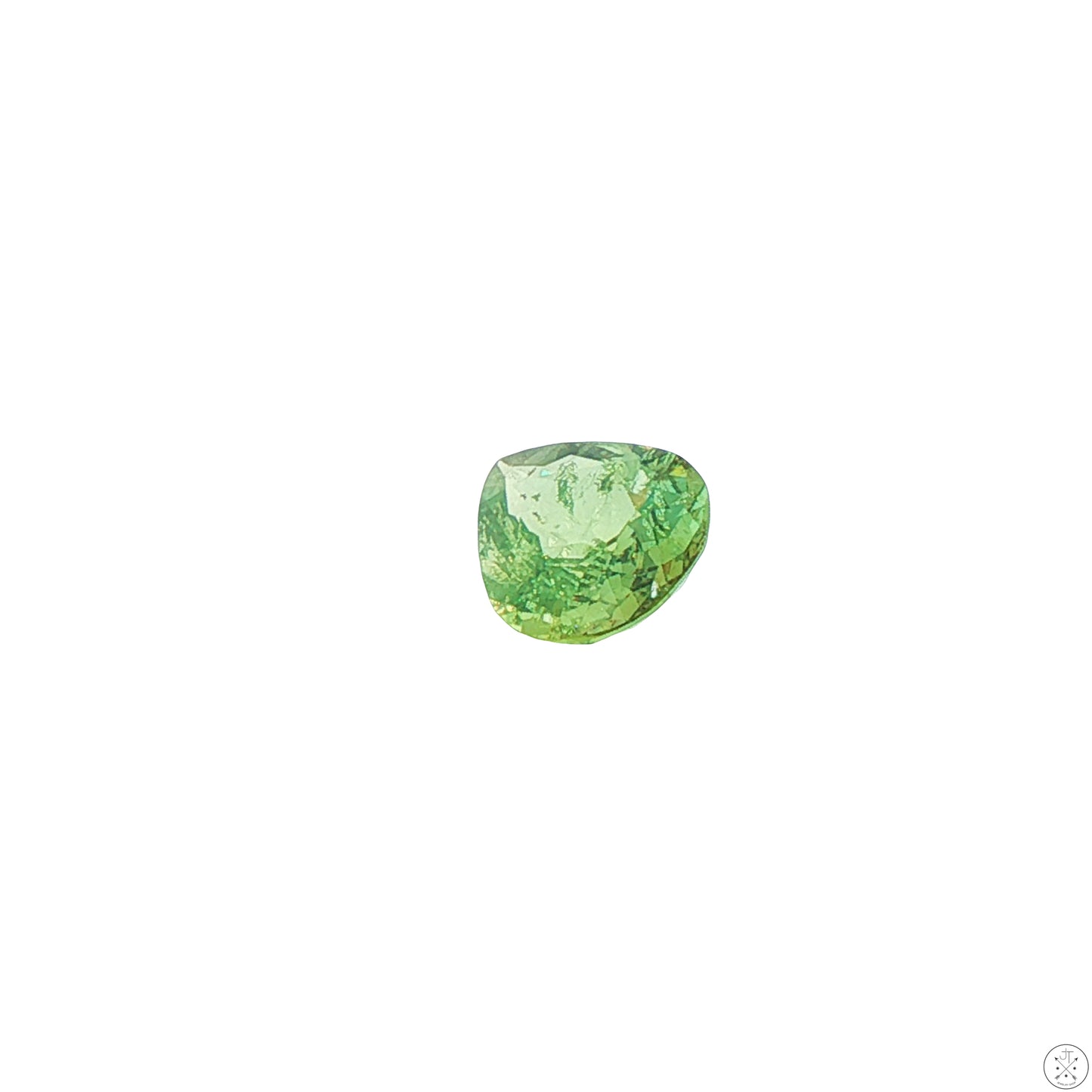 2.04 Carat Natural Demantoid Garnet 10 x 8 mm Pear Faceted Loose Gemstone