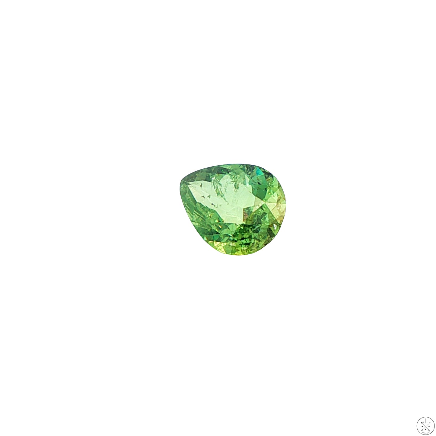 2.04 Carat Natural Demantoid Garnet 10 x 8 mm Pear Faceted Loose Gemstone