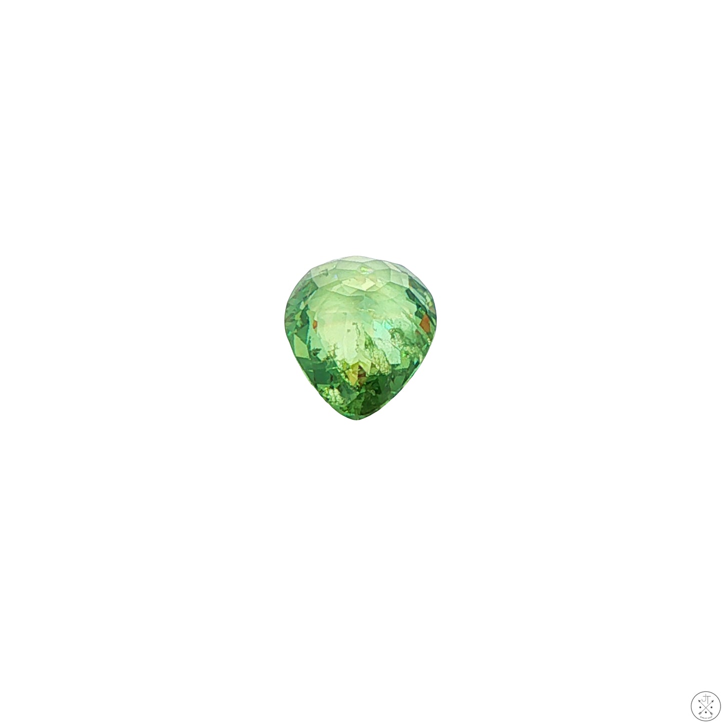 2.04 Carat Natural Demantoid Garnet 10 x 8 mm Pear Faceted Loose Gemstone