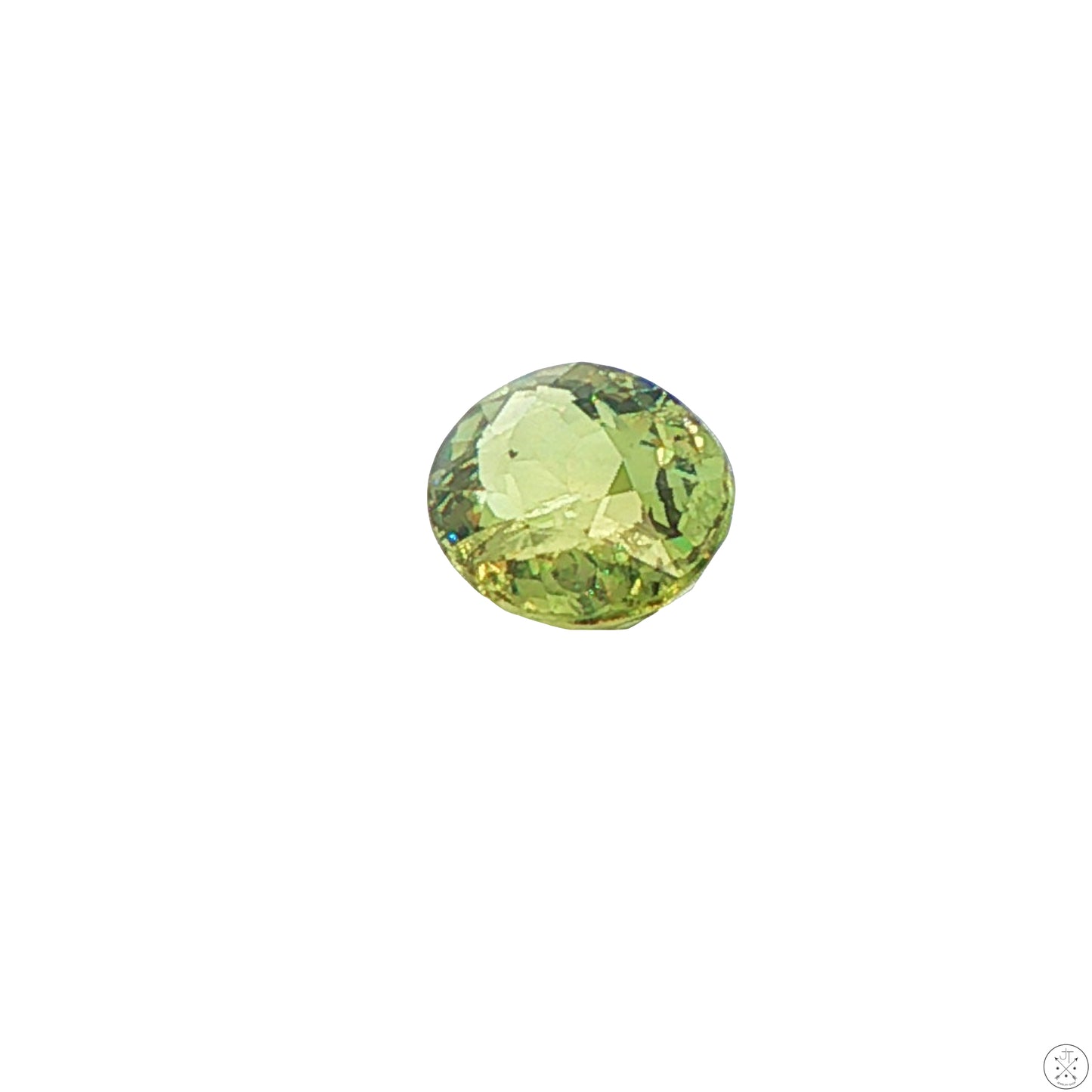 1.54 Carat Natural Demantoid Garnet 8 x 6 mm Oval Faceted Loose Gemstone