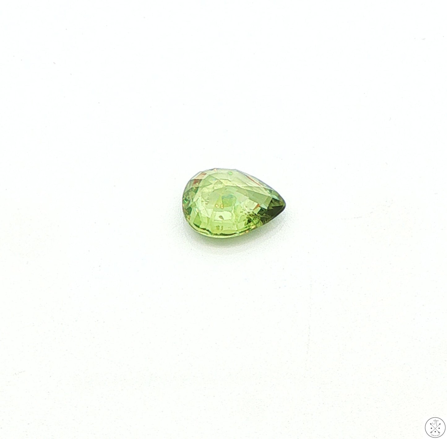 1.13 Carat Natural Demantoid Garnet 8 x 6 mm Pear Faceted Loose Gemstone