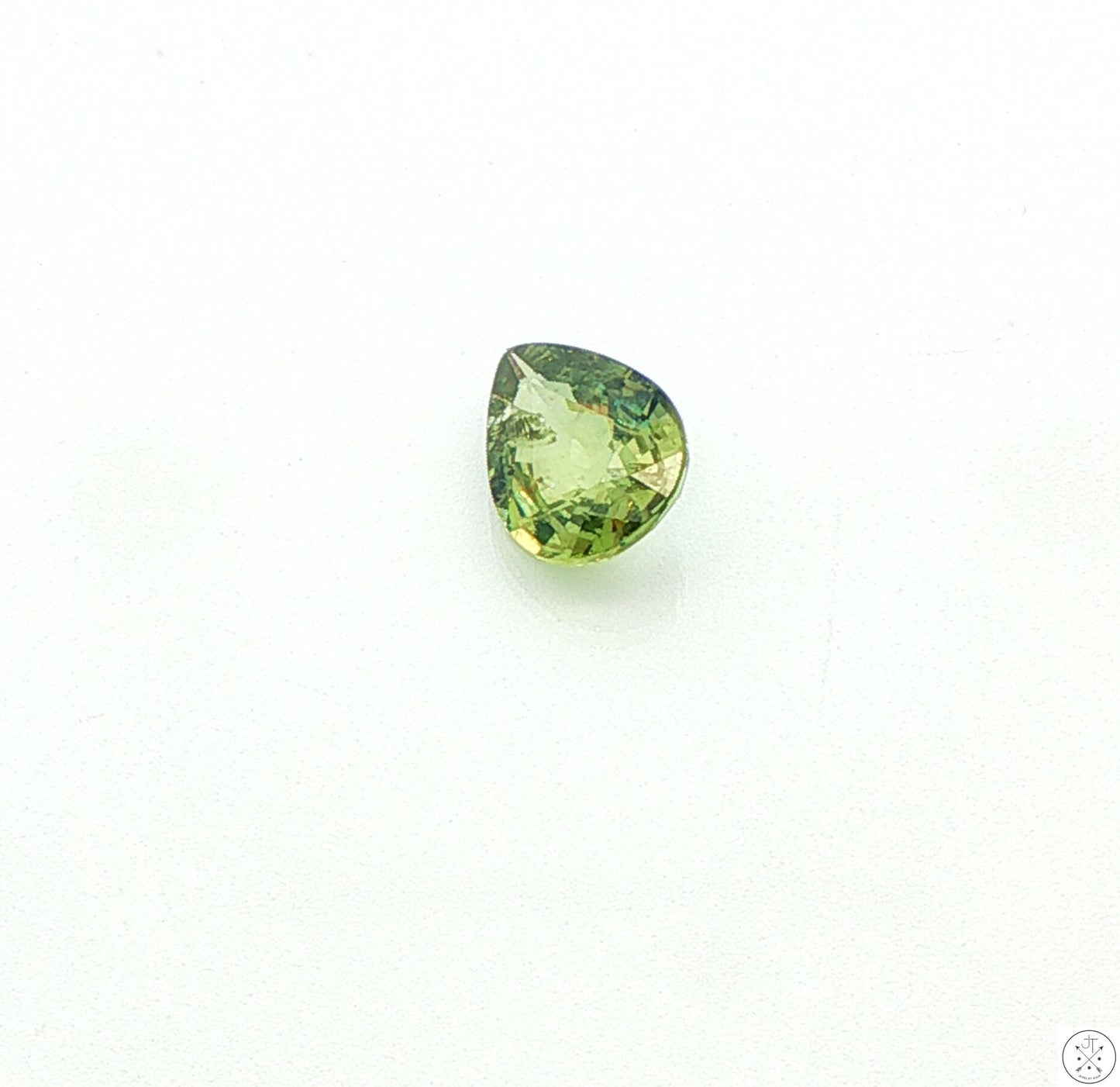 1.13 Carat Natural Demantoid Garnet 8 x 6 mm Pear Faceted Loose Gemstone