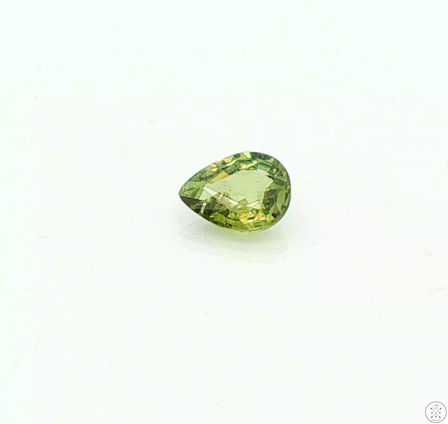 1.13 Carat Natural Demantoid Garnet 8 x 6 mm Pear Faceted Loose Gemstone