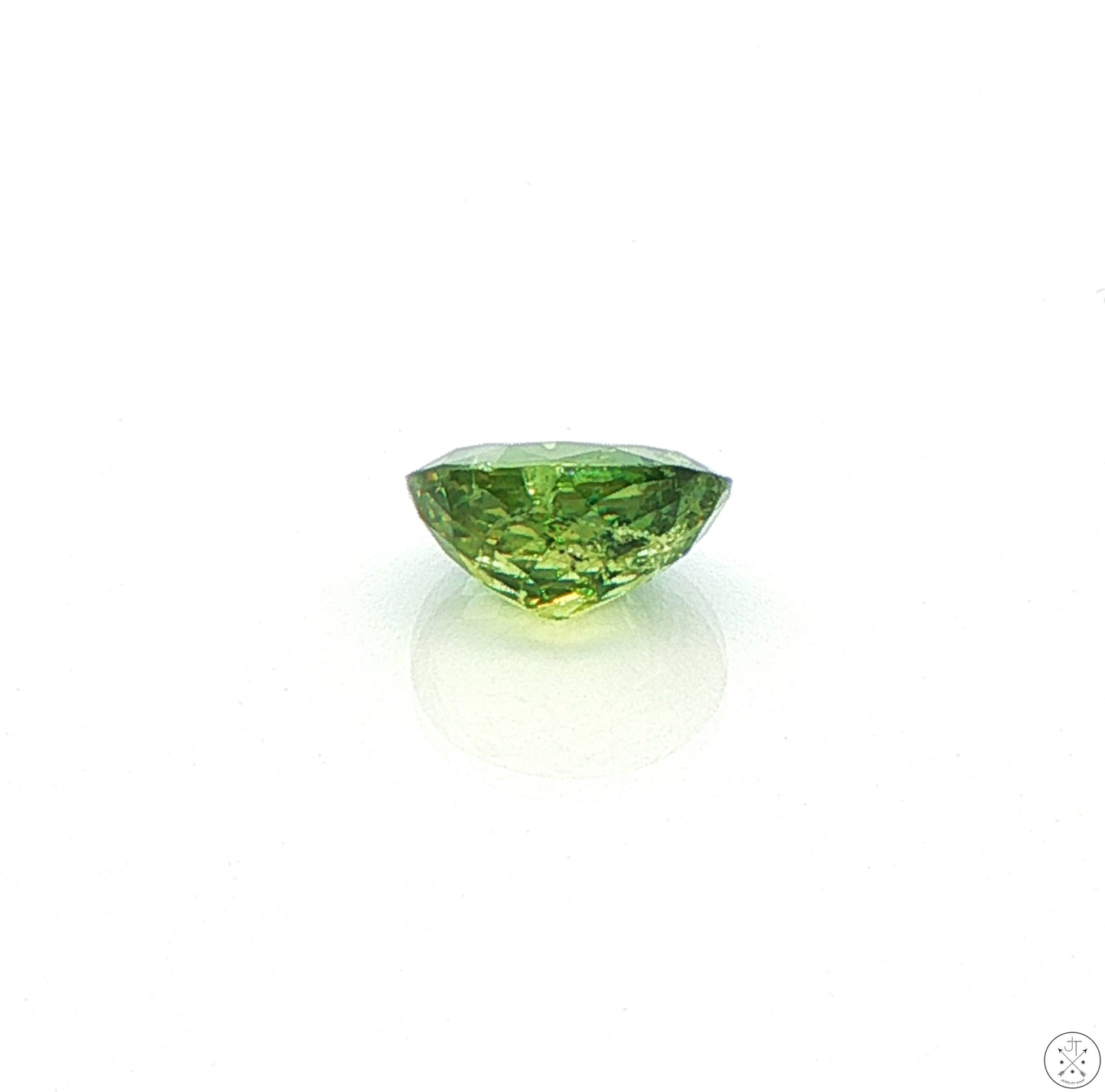 1.97 Carat Natural Demantoid Garnet 8 x 6 mm Oval Faceted Loose Gemstone