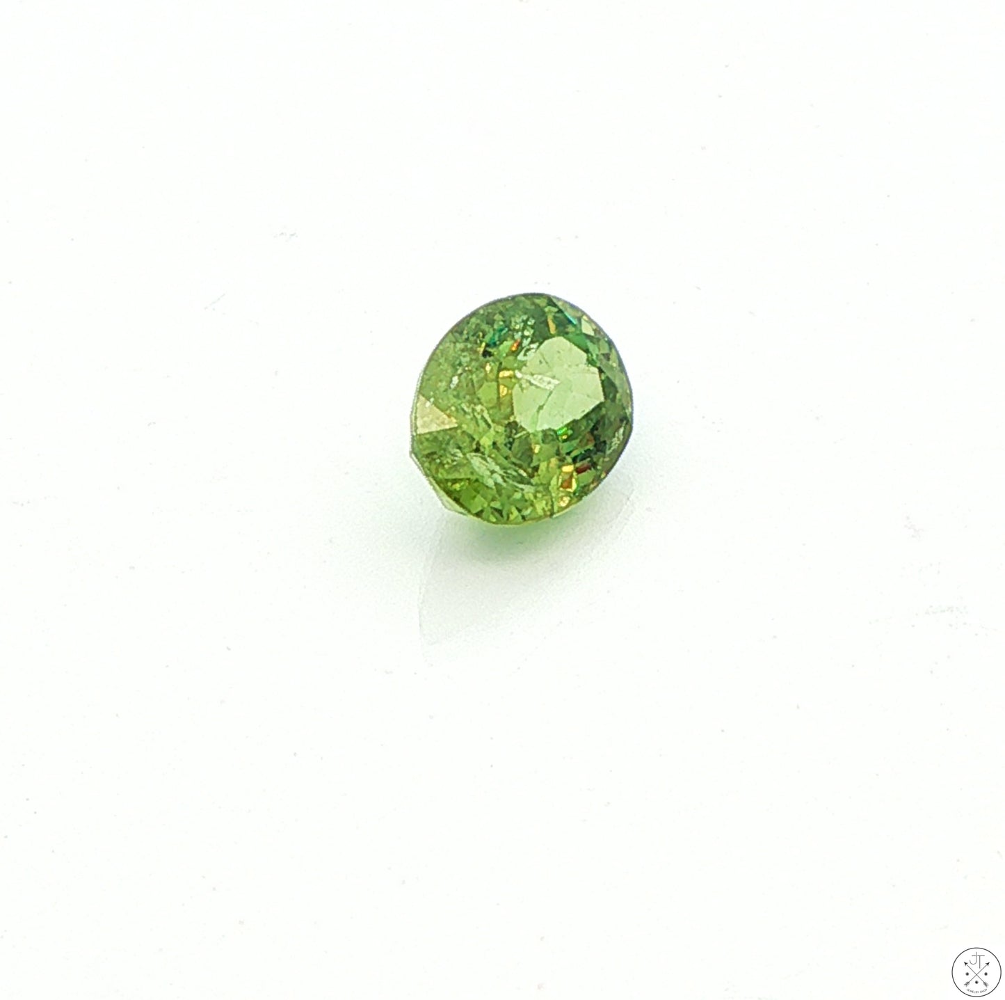 1.97 Carat Natural Demantoid Garnet 8 x 6 mm Oval Faceted Loose Gemstone