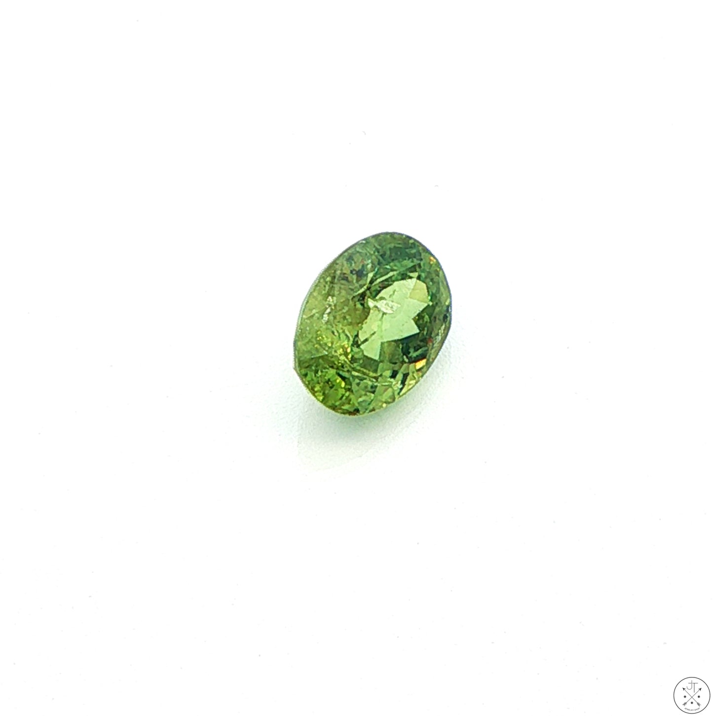 1.97 Carat Natural Demantoid Garnet 8 x 6 mm Oval Faceted Loose Gemstone