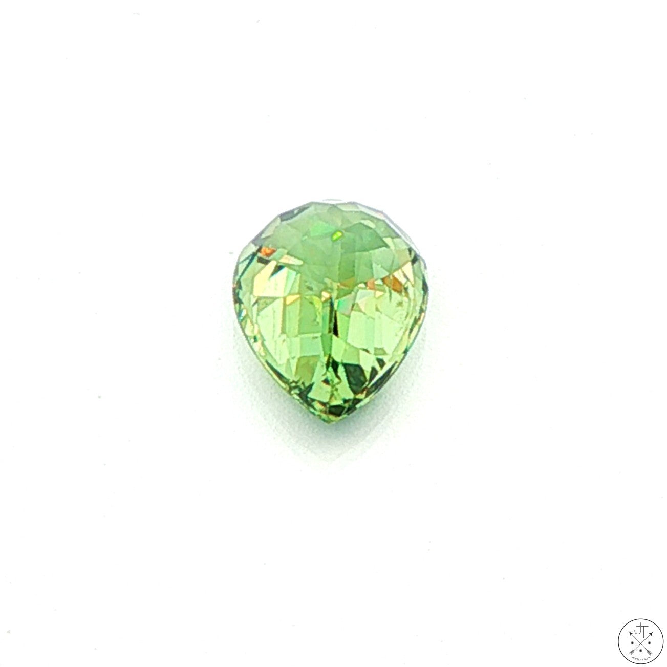 2.01 Carat Natural Demantoid Garnet 8.3 x 5.6 mm Pear Faceted Loose Gemstone