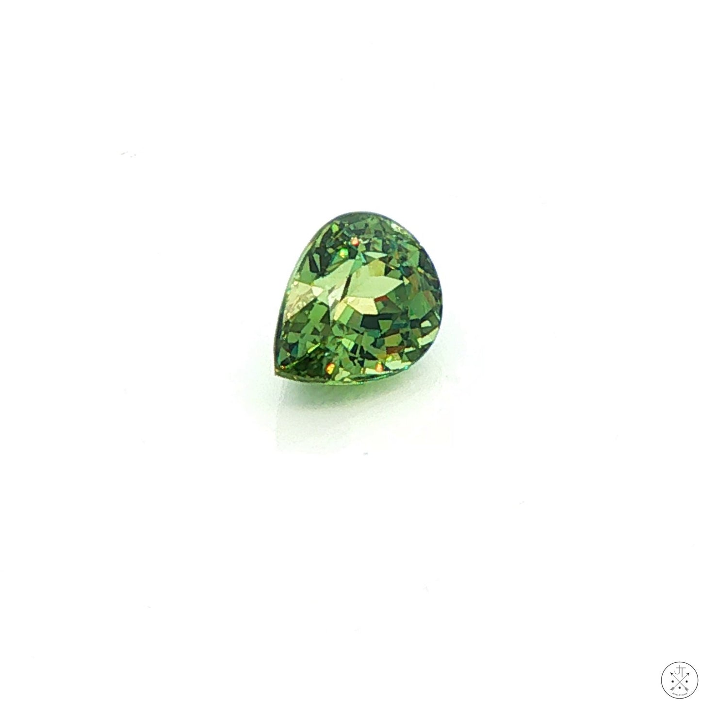 2.01 Carat Natural Demantoid Garnet 8.3 x 5.6 mm Pear Faceted Loose Gemstone