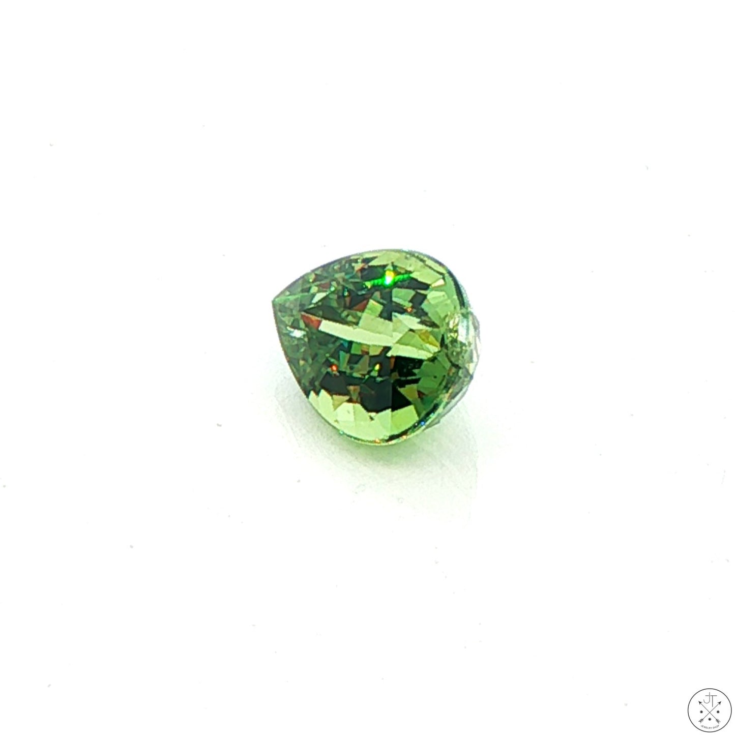 2.01 Carat Natural Demantoid Garnet 8.3 x 5.6 mm Pear Faceted Loose Gemstone