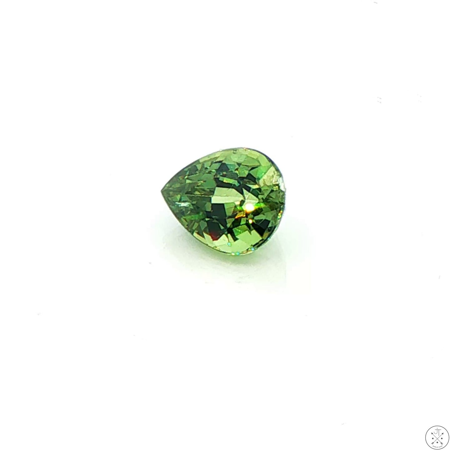 2.01 Carat Natural Demantoid Garnet 8.3 x 5.6 mm Pear Faceted Loose Gemstone
