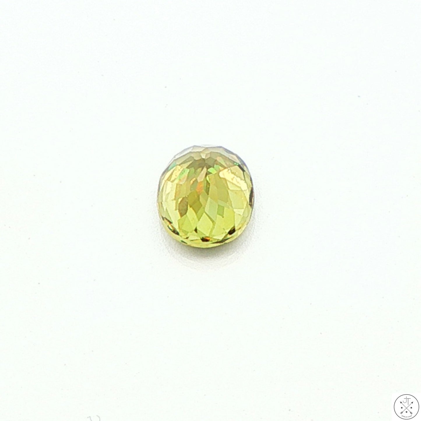 1.32 Carat Natural Demantoid Garnet 6.9 x 5.6 mm Oval Faceted Loose Gemstone