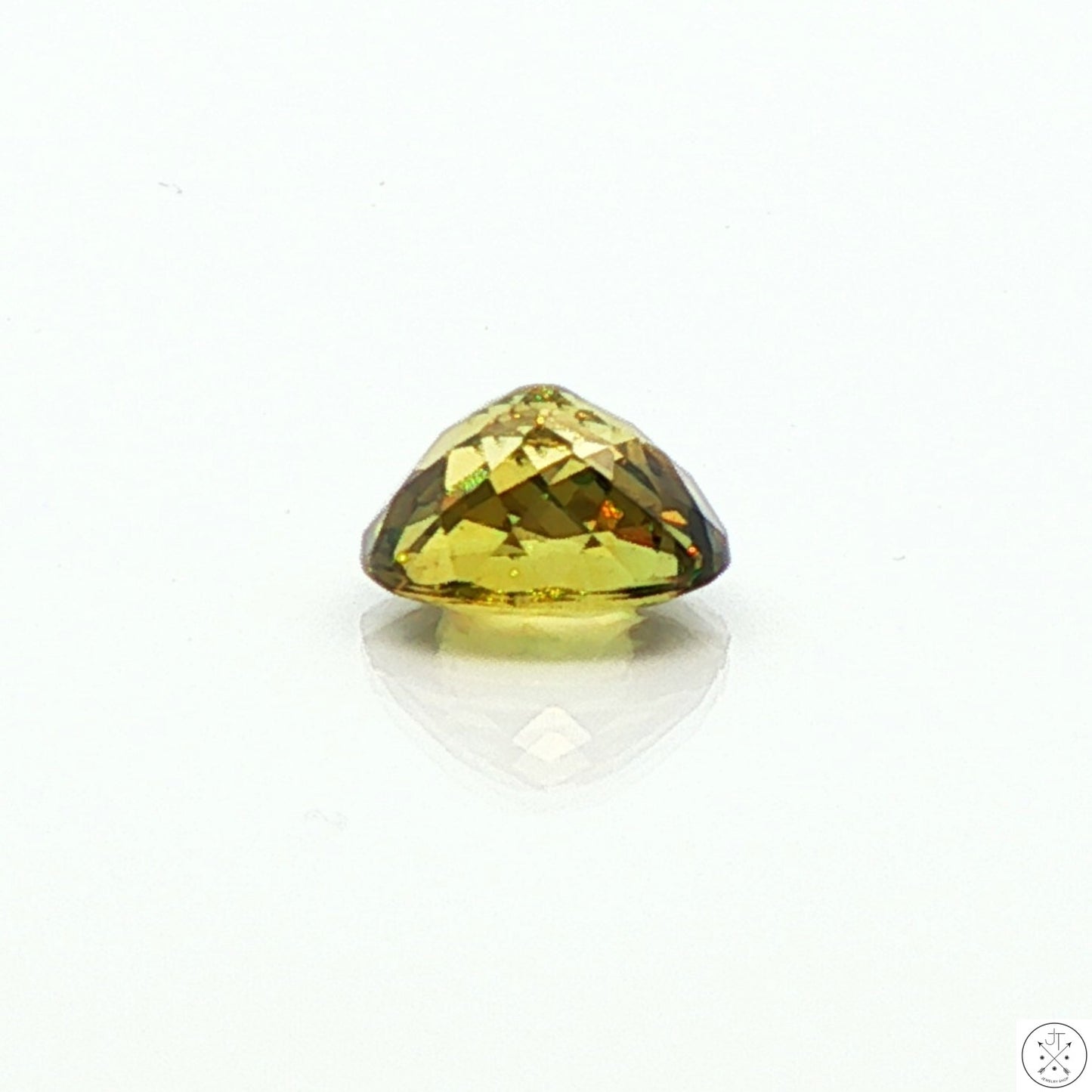1.32 Carat Natural Demantoid Garnet 6.9 x 5.6 mm Oval Faceted Loose Gemstone