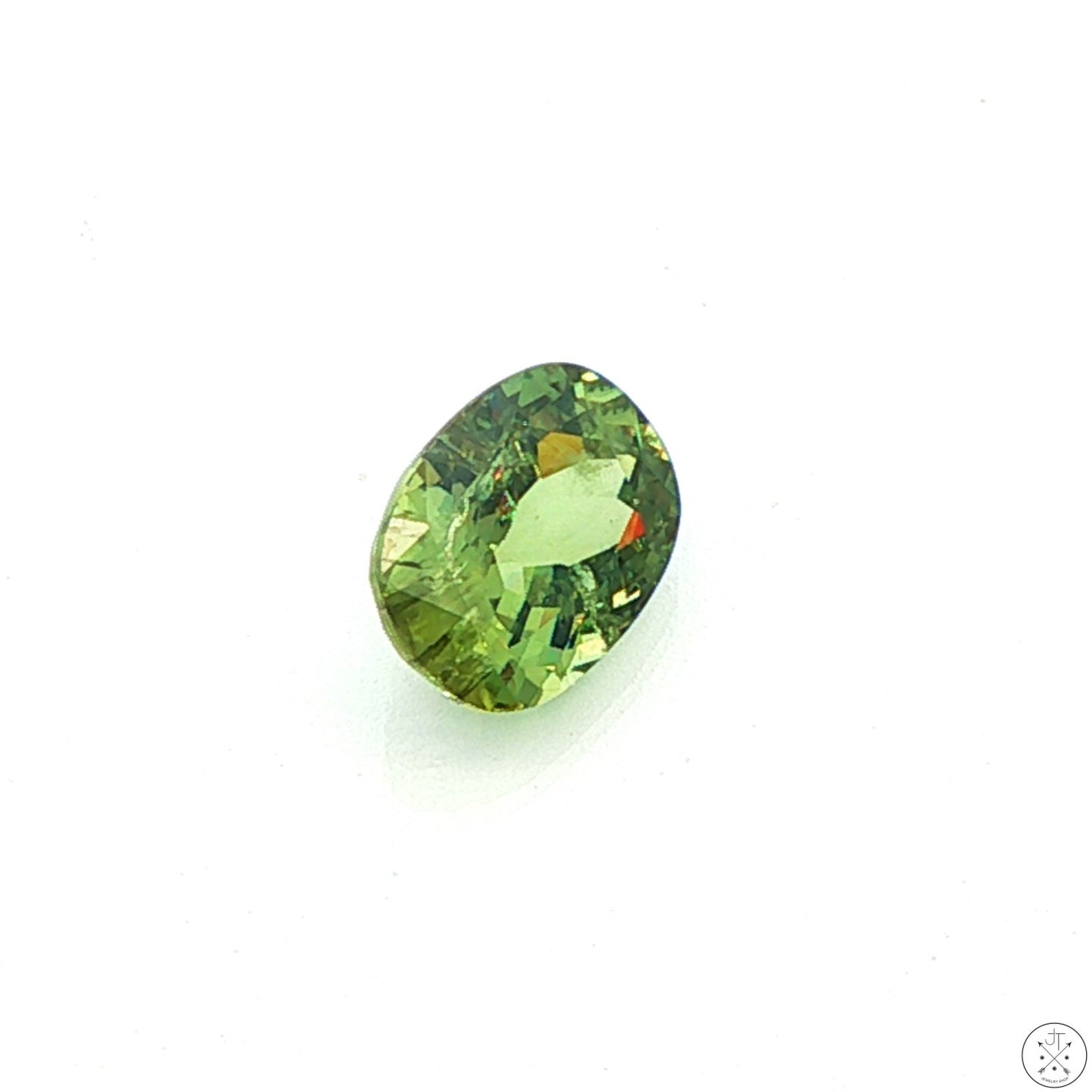 2.10 Carat Natural Demantoid Garnet 8.6 x 6.5 mm Oval Faceted Loose Gemstone