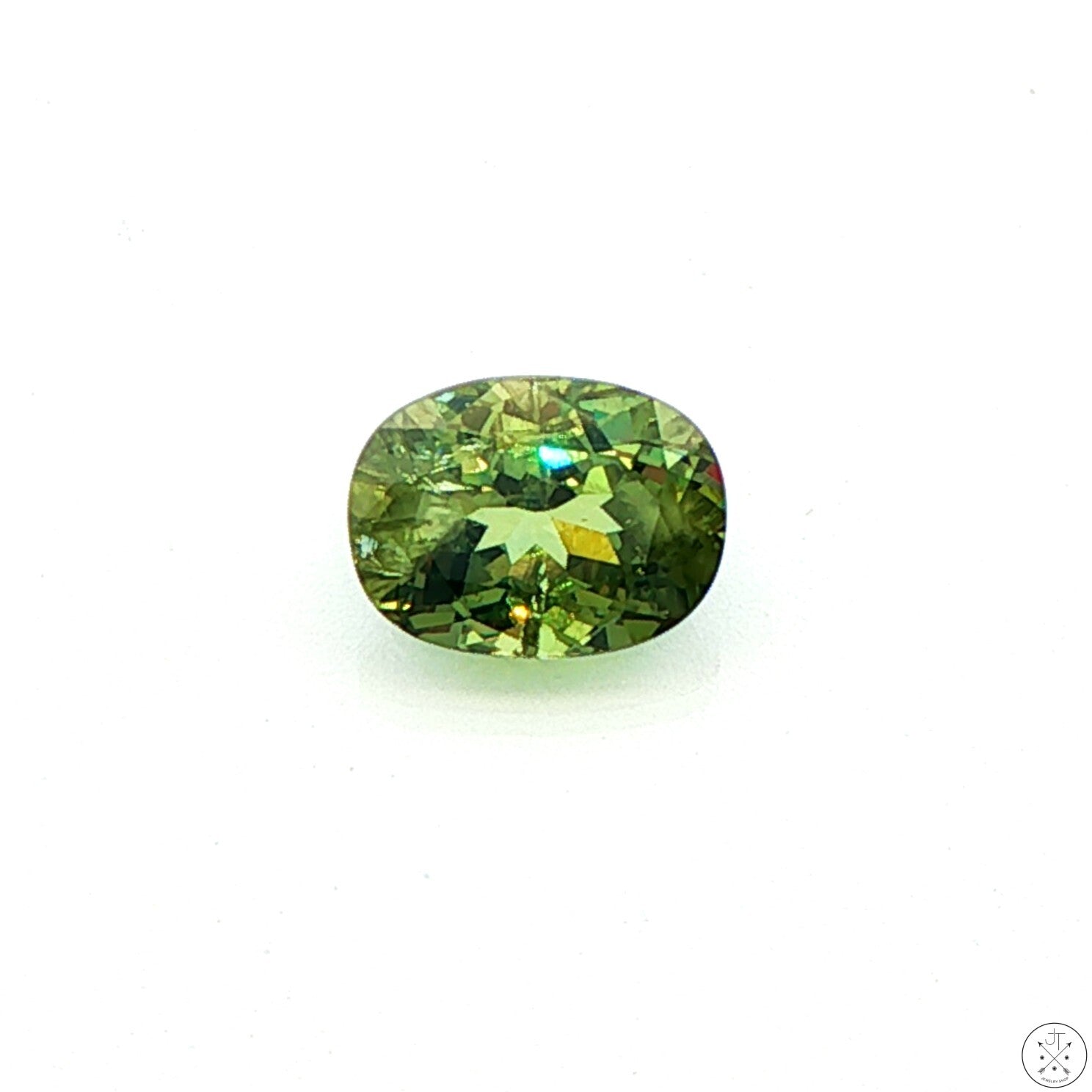 2.10 Carat Natural Demantoid Garnet 8.6 x 6.5 mm Oval Faceted Loose Gemstone