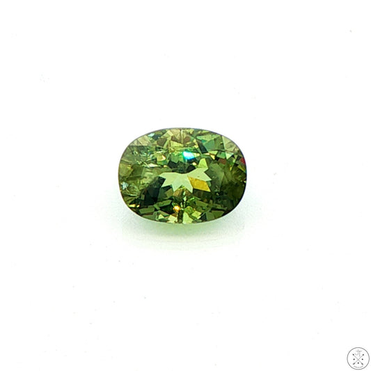 2.10 Carat Natural Demantoid Garnet 8.6 x 6.5 mm Oval Faceted Loose Gemstone