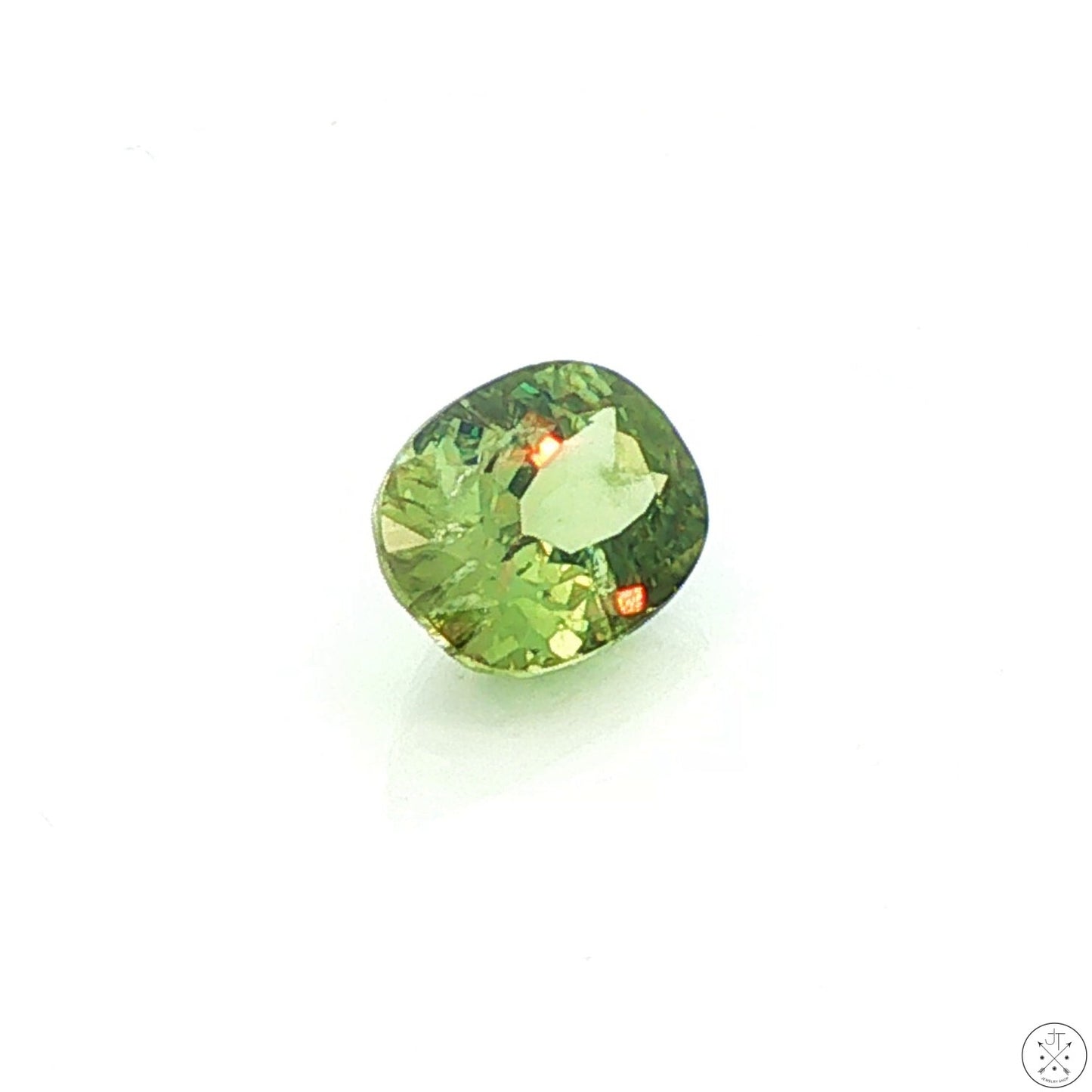 2.10 Carat Natural Demantoid Garnet 8.6 x 6.5 mm Oval Faceted Loose Gemstone