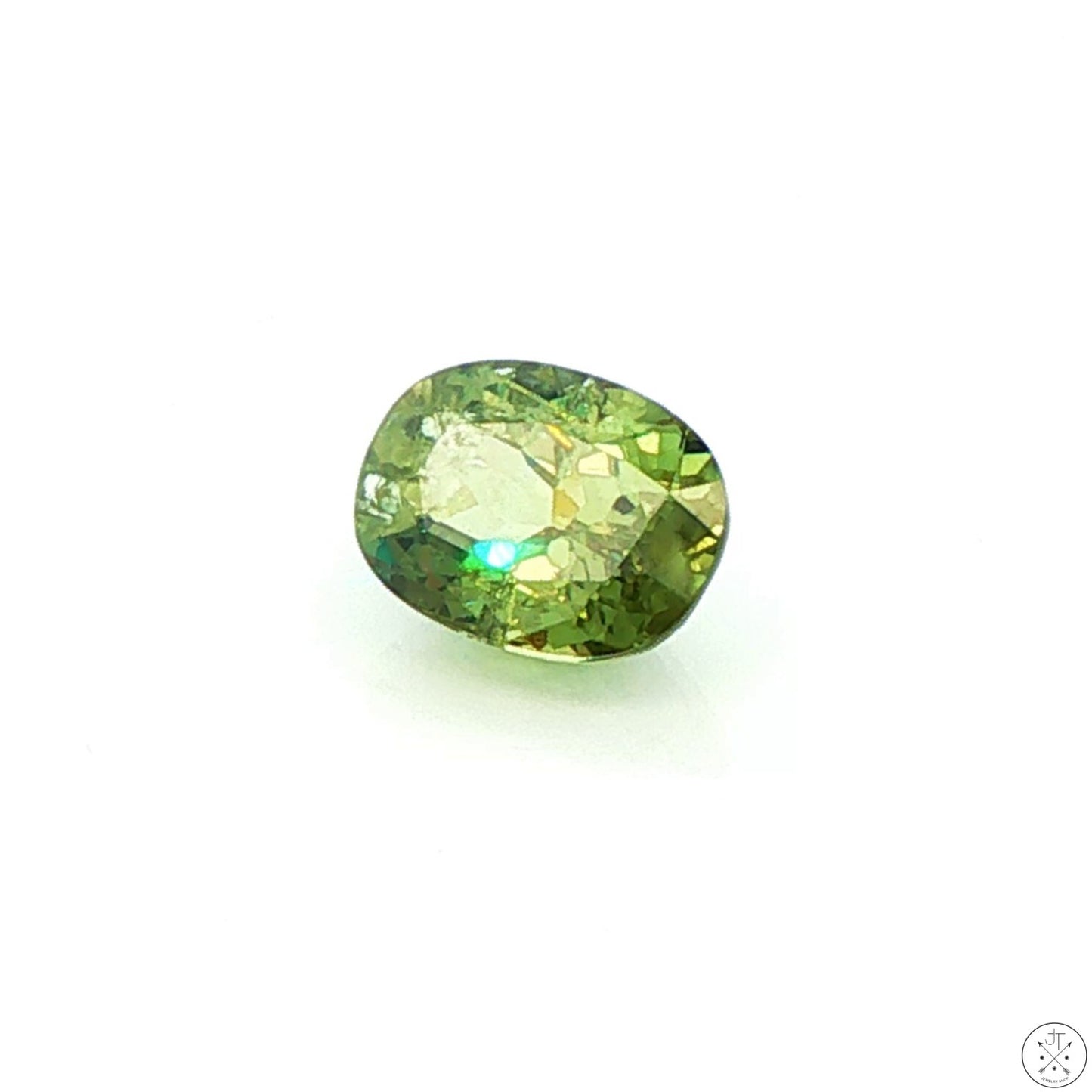 2.10 Carat Natural Demantoid Garnet 8.6 x 6.5 mm Oval Faceted Loose Gemstone