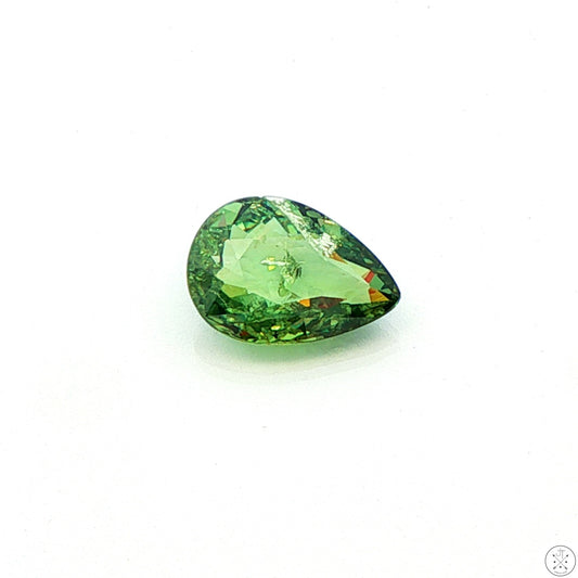 2.53 Carat Natural Demantoid Garnet 10.7 x 7.5 mm Pear Faceted Loose Gemstone